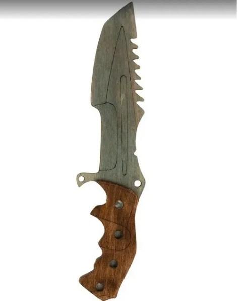 Нож деревянный с зубчиками 24 см - фото 1 - id-p101505959