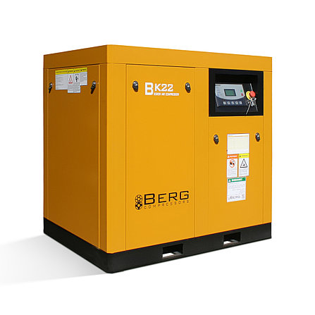 Воздушный винтовой компрессор BERG BK-22P IP23, фото 2