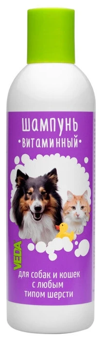 Шампунь витаминный собак и кошек 220мл