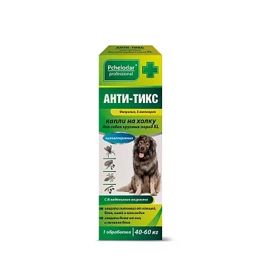 Анти-Тикс 40-60кг капли для собак крупных пород