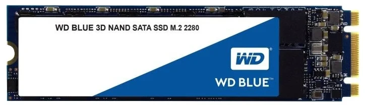 Western Digital WDS500G2B0B Твердотельный накопитель SSD Blue 3D NAND 500ГБ SATA-III (TLC)