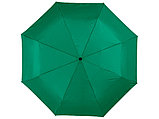 Зонт Alex трехсекционный автоматический 21,5, зеленый, фото 2