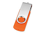 Подарочный набор Vision Pro Plus soft-touch с флешкой, ручкой и блокнотом А5, оранжевый, фото 3