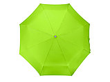 Зонт складной Tempe, механический, 3 сложения, с чехлом, зеленое яблоко, фото 5