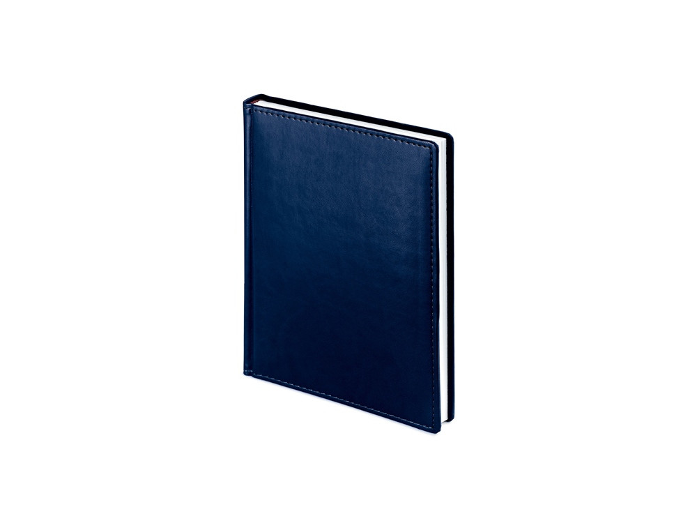 Ежедневник недатированный А6+ Velvet, темно-синий navy, фото 1