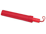 Зонт складной Tulsa, полуавтоматический, 2 сложения, с чехлом, красный, фото 4