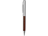 Бизнес-блокнот А5 с клапаном Fabrizio с ручкой, коричневый, фото 5