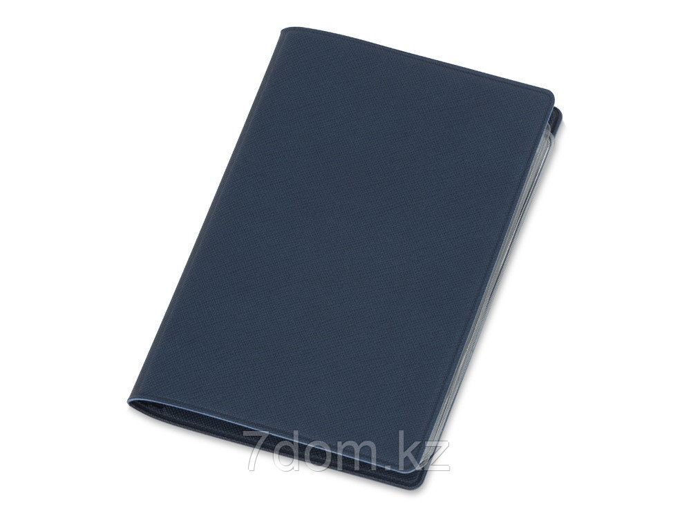 Классическая обложка для автодокументов Favor, темно-синяя, фото 1