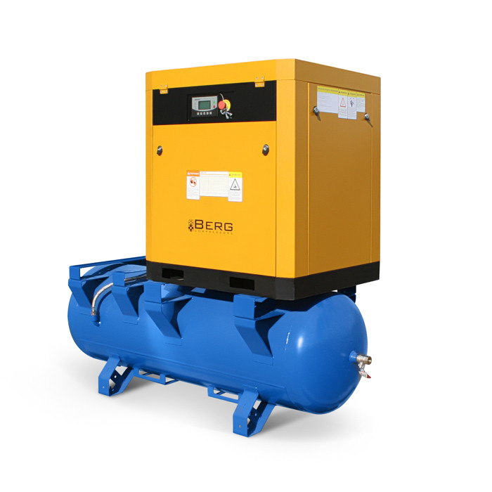 Воздушный винтовой компрессор BERG BK-22P-500 IP23
