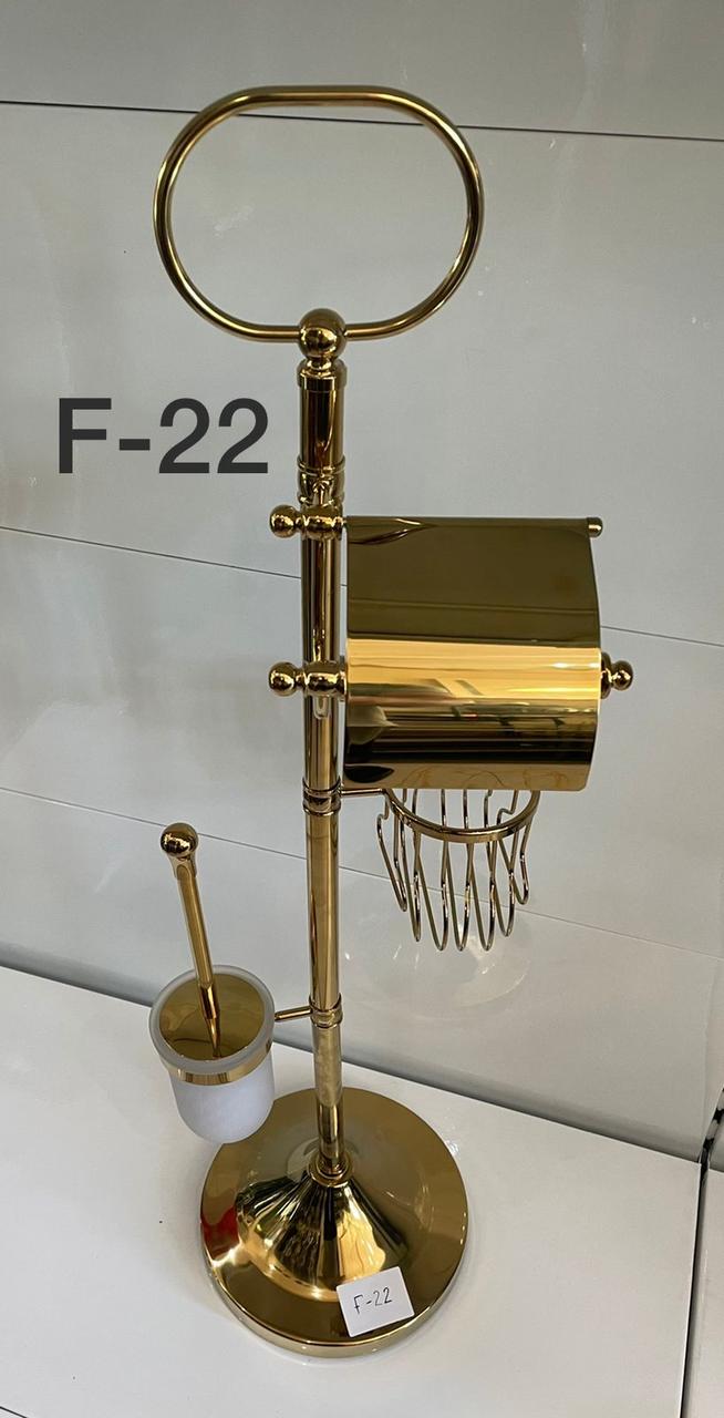 Туалетный набор 3в1, золото F22