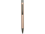 Ручка металлическая soft touch шариковая Tender, розовое золото/серый, фото 2
