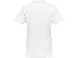 Женское поло Helios с коротким рукавом, белый, фото 3