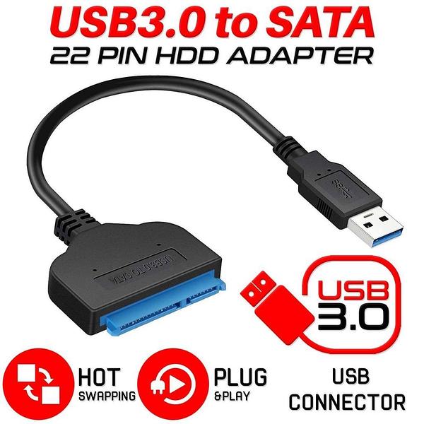 Переходник адаптер SATA на USB для HDD/SSD 