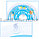 Детский круг для плавания 40 см голубой, фото 4