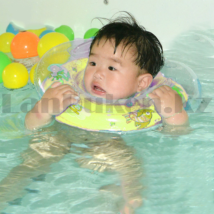 Детский круг для плавания 40 см желтый - фото 7 - id-p45259916