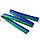 Пояс для кимоно двухцветный 260 см сине-зеленый, фото 6
