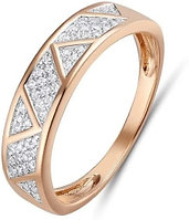 Кольцо ЛУКАС Бриллиантовое сияние R01-D-R312805DIA 18 2.61 г золото, бриллиант