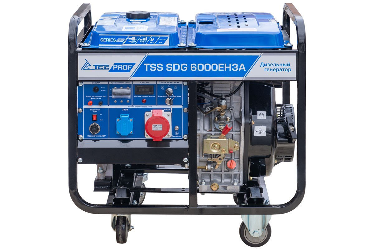 Дизельный генератор TSS SDG 6000EH3A - фото 2 - id-p62033928