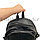 Рюкзак ранец эко-кожа с накладным отделением черный, фото 10