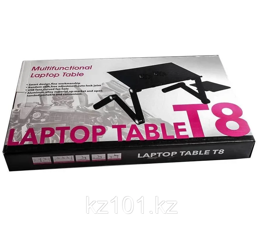 Столик для ноутбука c охлаждением и подставкой Laptop Table T8