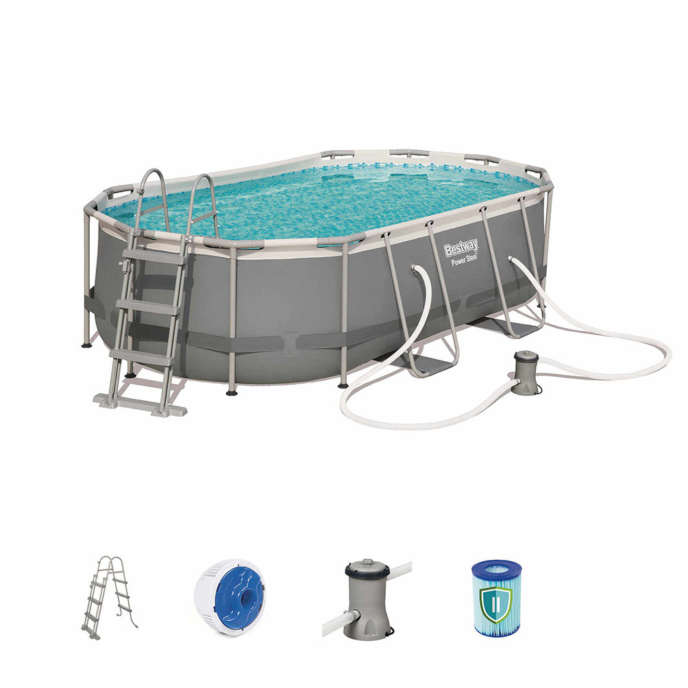 Каркасный бассейн Bestway 427 х 250 х 100 см 7250 л.
