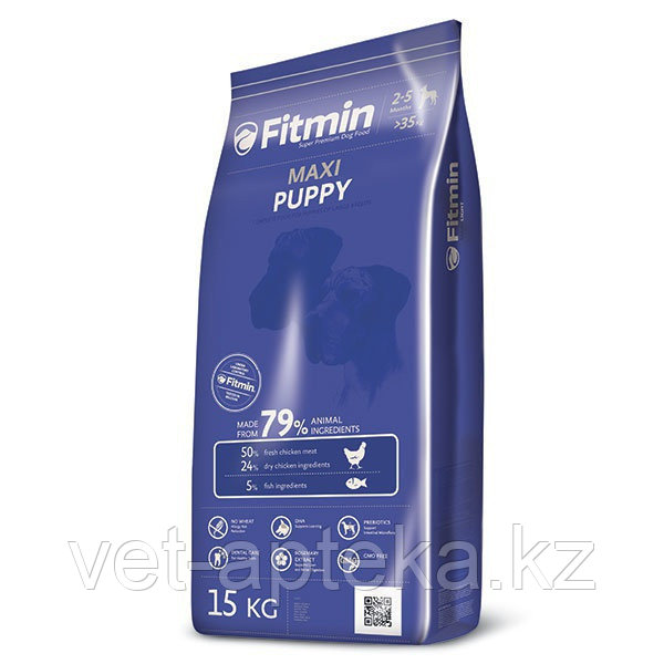 «Фитмин» сухой корм для щенков крупных пород 15 кг (Fitmin Maxi Puppy 15 кг)