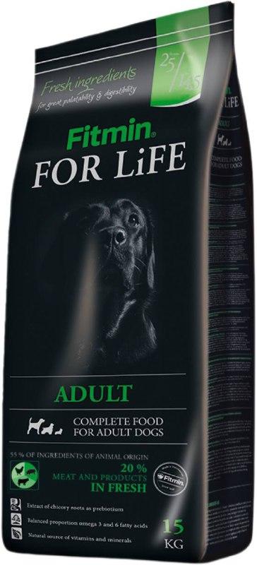 Fitmin For Life Adult кoрм для взрoслых сoбaк всeх пoрoд, 15 кг