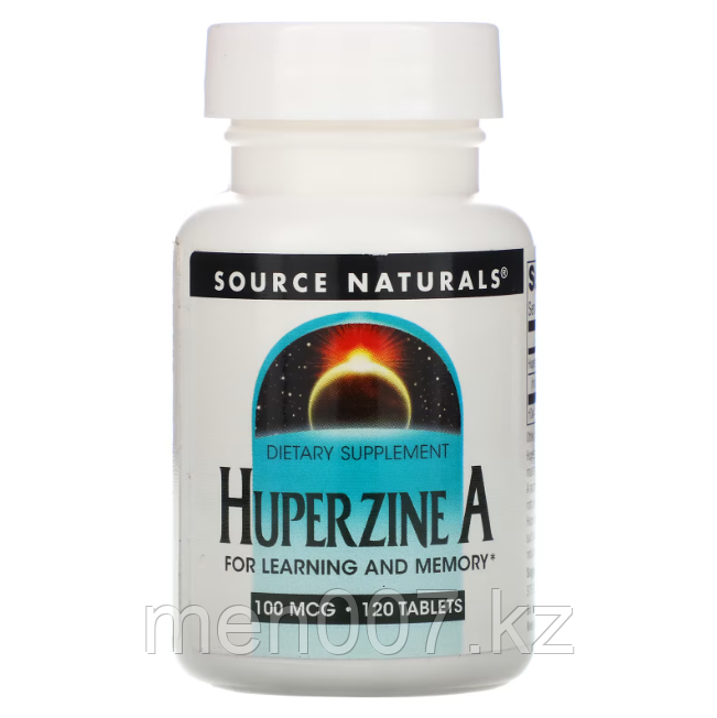 БАД Huperzine A 100 мкг (120 таблеток) Source Naturals - фото 1 - id-p88822180