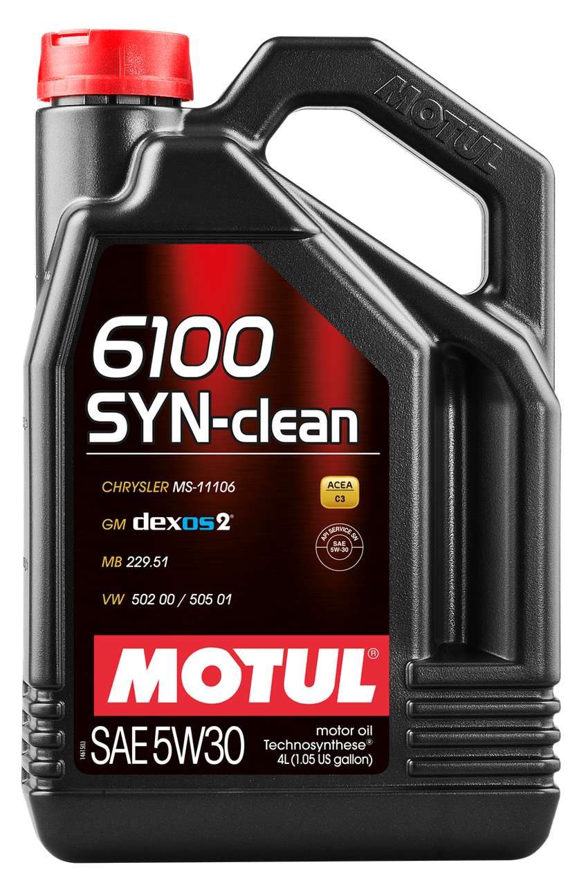 Моторное масло MOTUL 5W30 6100 SYN-Clean 4 L - фото 1 - id-p101560911