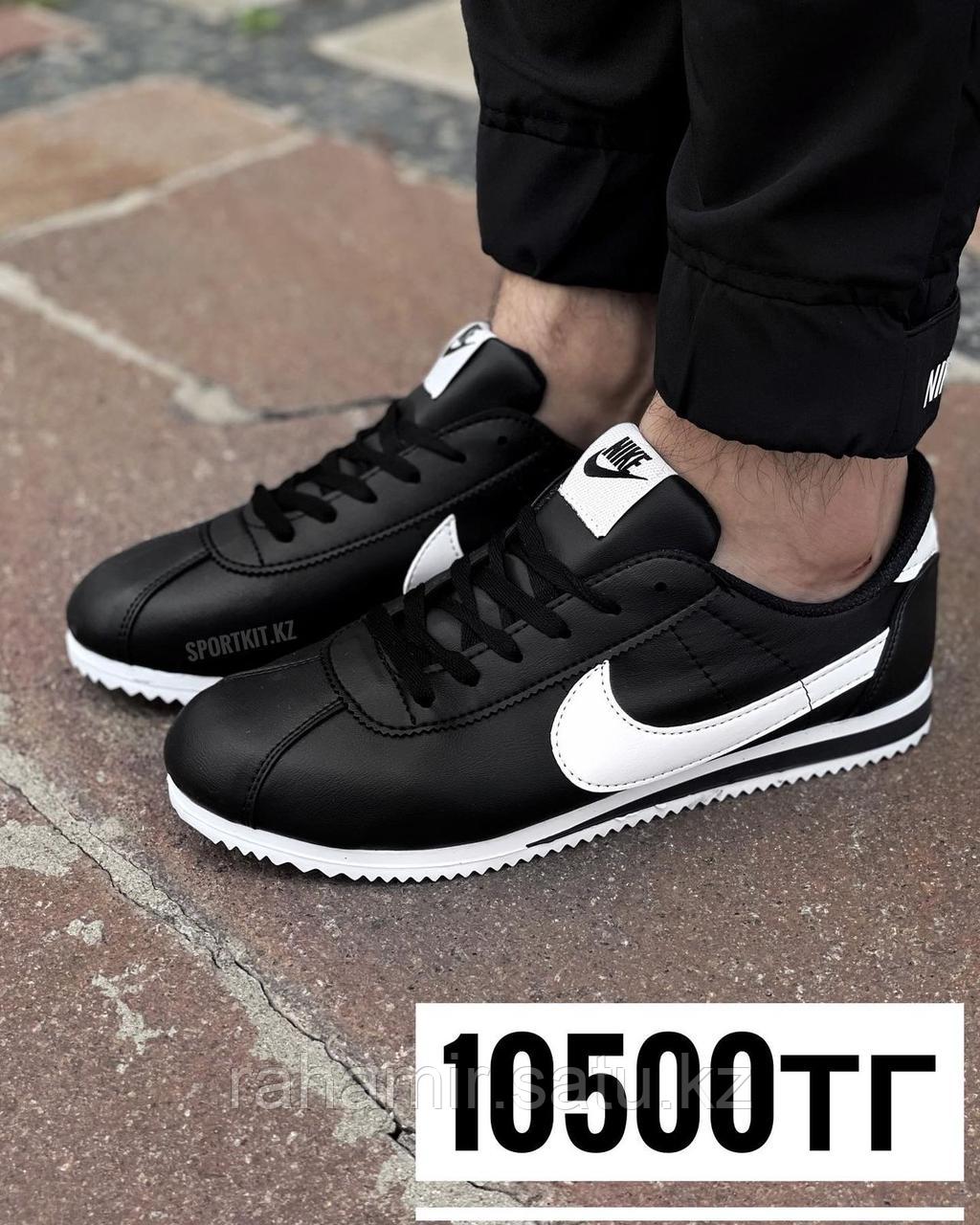 Кроссовки Nike Cortez чвбн бел лого