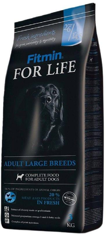 Fitmin For Life Adult large br. корм для взрослых собак крупных и гигантских пород, 3 кг
