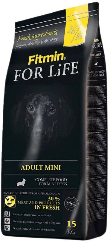 Fitmin For Life Adult Mini  корм для взрослых собак мелких пород, 15 кг