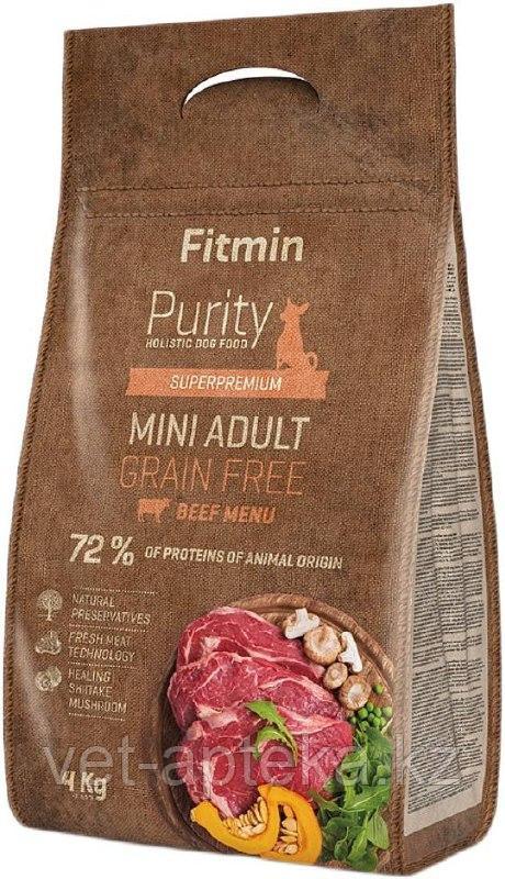 Fitmin Purity GF Adult Mini корм  для взрослых собак малых пород, 4 кг