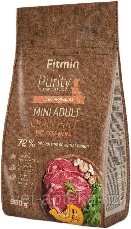 Fitmin Purity GF Adult Mini корм  для взрослых собак малых пород, 800 г