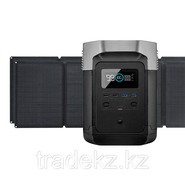Портативная зарядная станция комплект DELTA с 3 солнечными панелями - фото 1 - id-p101561363