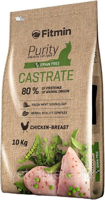 Fitmin Cat Purity Castrate беззерновой корм для взрослых кастрированных и стерилизованных кошек, 10 кг