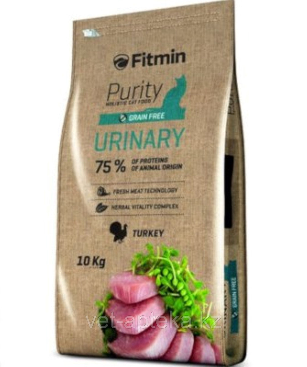 «Фитмин» сухой корм для кошек с мочекаменной болезнью 10 кг (Fitmin Purity Urinary 10 кг)