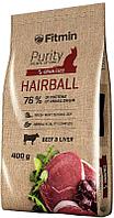 Fitmin Cat Purity Hairball беззерновой корм для взрослых длинношерстных кошек с говядиной 10кг
