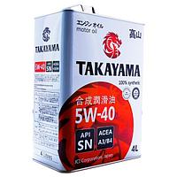 Моторное масло TAKAYAMA 5w40 SN 4 L