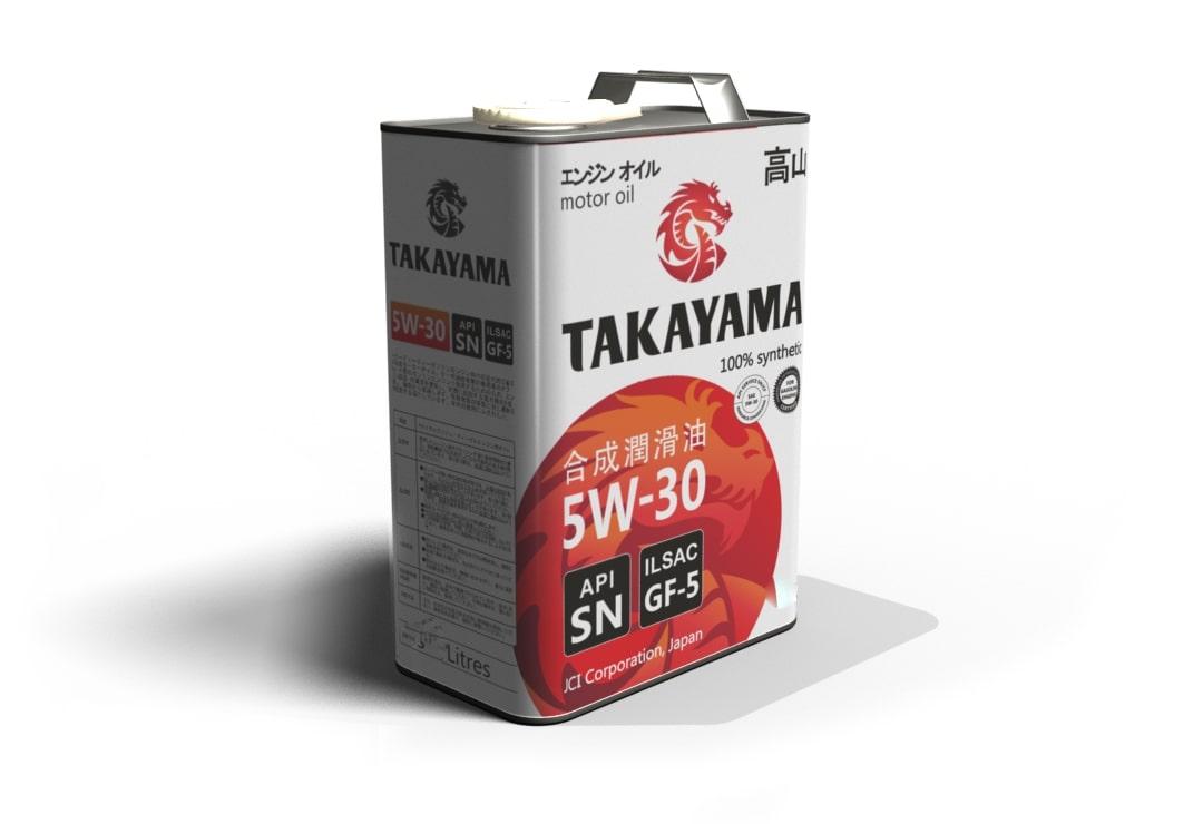 Моторное масло TAKAYAMA 5w30 SL 4 L - фото 1 - id-p101562386
