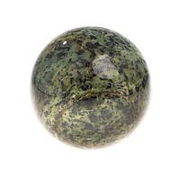 Шар из нефрита 11 см / нефритовый шар / шар для медитаций / каменный шар / сувенир из камня