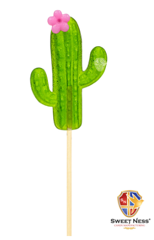 Карамель леденцовая в виде Кактуса 20 гр. (изомальт) Sweet Ness