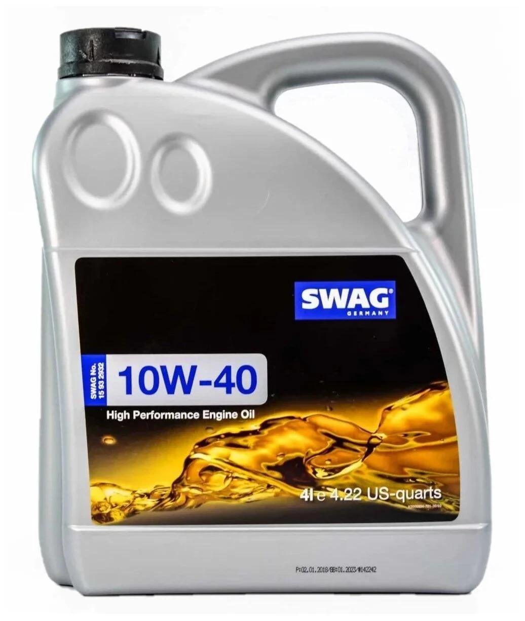 Моторное масло SWAG 10W40 4 L - фото 1 - id-p101563203