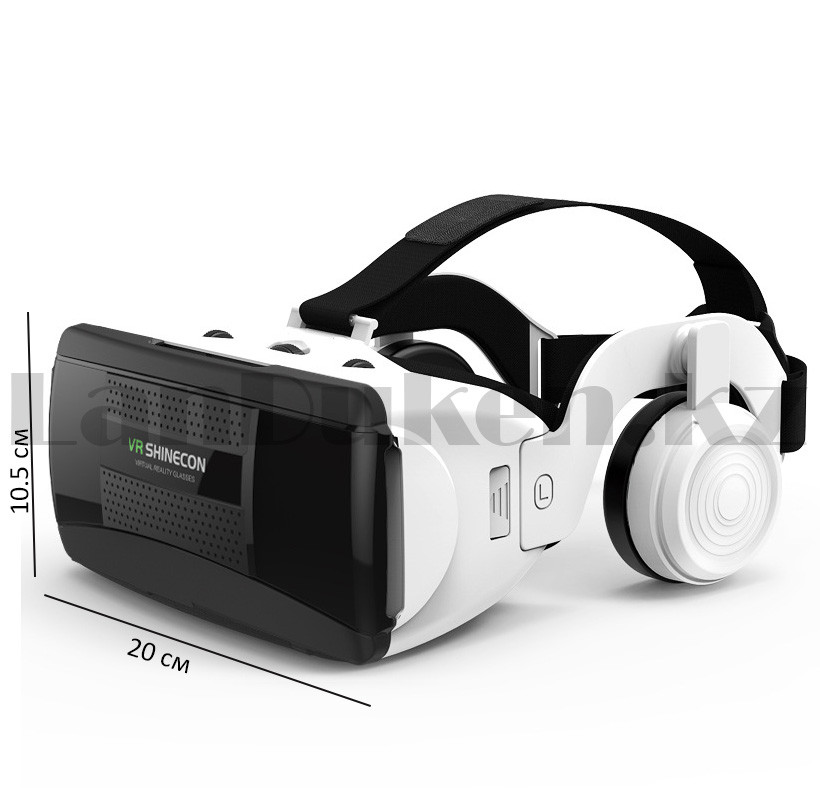 Очки виртуальной реальности VR Shinecon 39-4 белый - фото 2 - id-p101563494