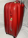 Средний пластиковый дорожный чемодан "Ambassador" на 4-х колесах. Высота 69 см, ширина 42 см, глубина 26 см., фото 5