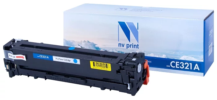 Картридж CE321A Cyan для HP LaserJet Pro CP1525n/CP1525nw/CM1415fn/CM1415fnw совместимый, фото 1