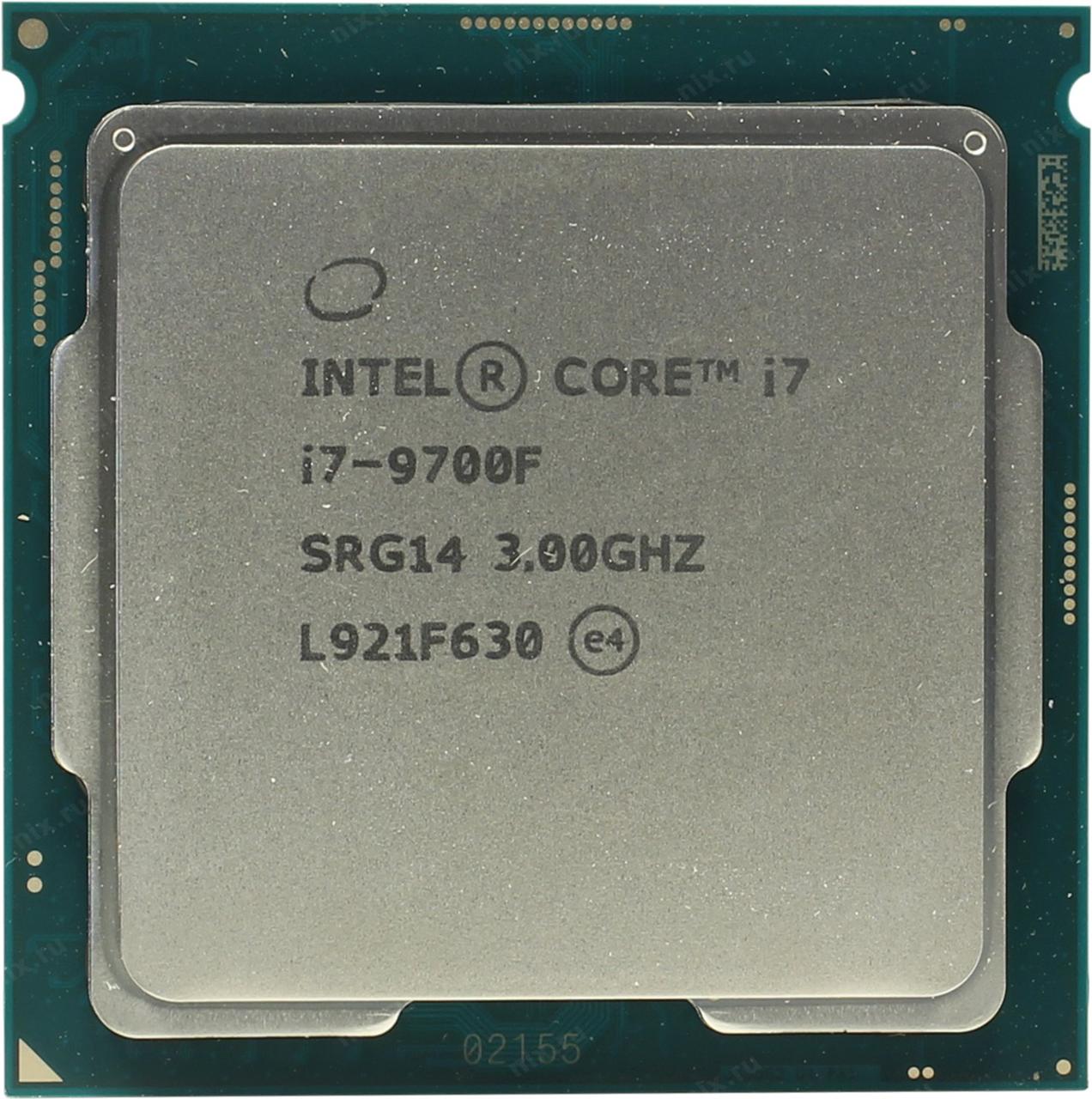 Процессор intel core I7 9700F 3,0GHZ (4,7GHZ) 12MB 8/8 CORE COFFE LAKE 65W FCLGA1151 TRAY