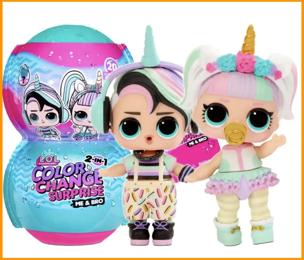Купить LOL Surprise Набор из 2х кукол меняющих цвет, Me & My Bro
