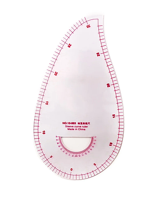Лекало портновское метрическое, «Капля», #10-003