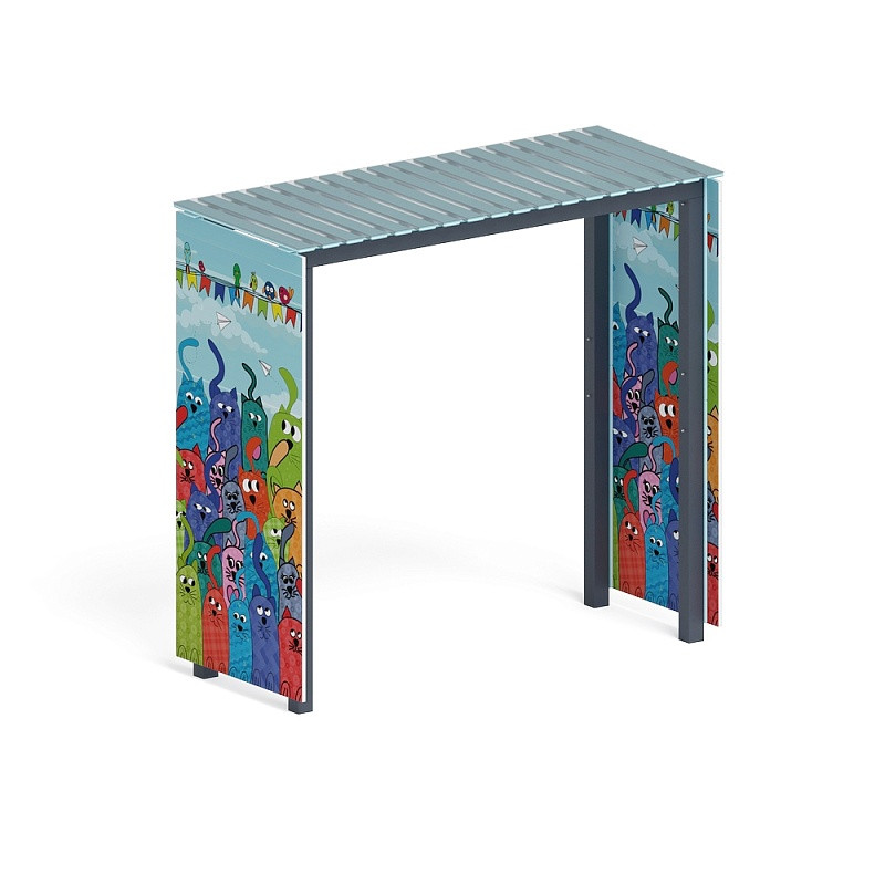 Пергола (Коты) - МФ 77.06.01-06 /с поликарбонатом/, фото 1